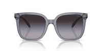 Thumbnail for Coach HC8381F Low Bridge Fit Sunglasses, Dark Grey/Light Grey/Light Grey Gradient, 56 mm