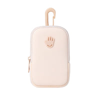 Thumbnail for Touchette Zippered Pouch, Attachable Fashion Accessory with Snap Hook for Touchland Hand Sanitizer 1FL OZ., Blush Pink