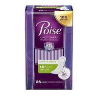 Thumbnail for Poise Bladder Control Pad 7-1/2 Inch Length Light Absorbency Absorb-Loc One Size Fits Most Female Disposable, 19305 - Pack of 26