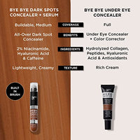 Thumbnail for IT Cosmetics Bye Bye Dark Spots Concealer + Brightening Serum – 2% Niacinamide, Hyaluronic Acid & Caffeine - Medium Coverage, Natural Finish, All Skin Types – 23 Light Warm, 0.22 fl. oz