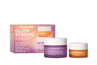 Thumbnail for Olehenriksen Hunt for Hydration Mini Moisturizer & Eye Cream Duo Holiday Gift Set:: Banana Bright+ Eye Crème and Strength Trainer Peptide Boost Moisturizer