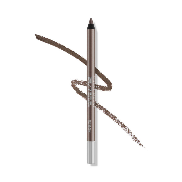 URBAN DECAY 24/7 Glide-On Waterproof Eyeliner Pencil - Smudge-Proof, Long-Lasting, Transfer-Proof, Up to 16HR Wear, Smooth No-Tug Formula, Mushroom (Earth Brown Shimmer) - 0.04 oz