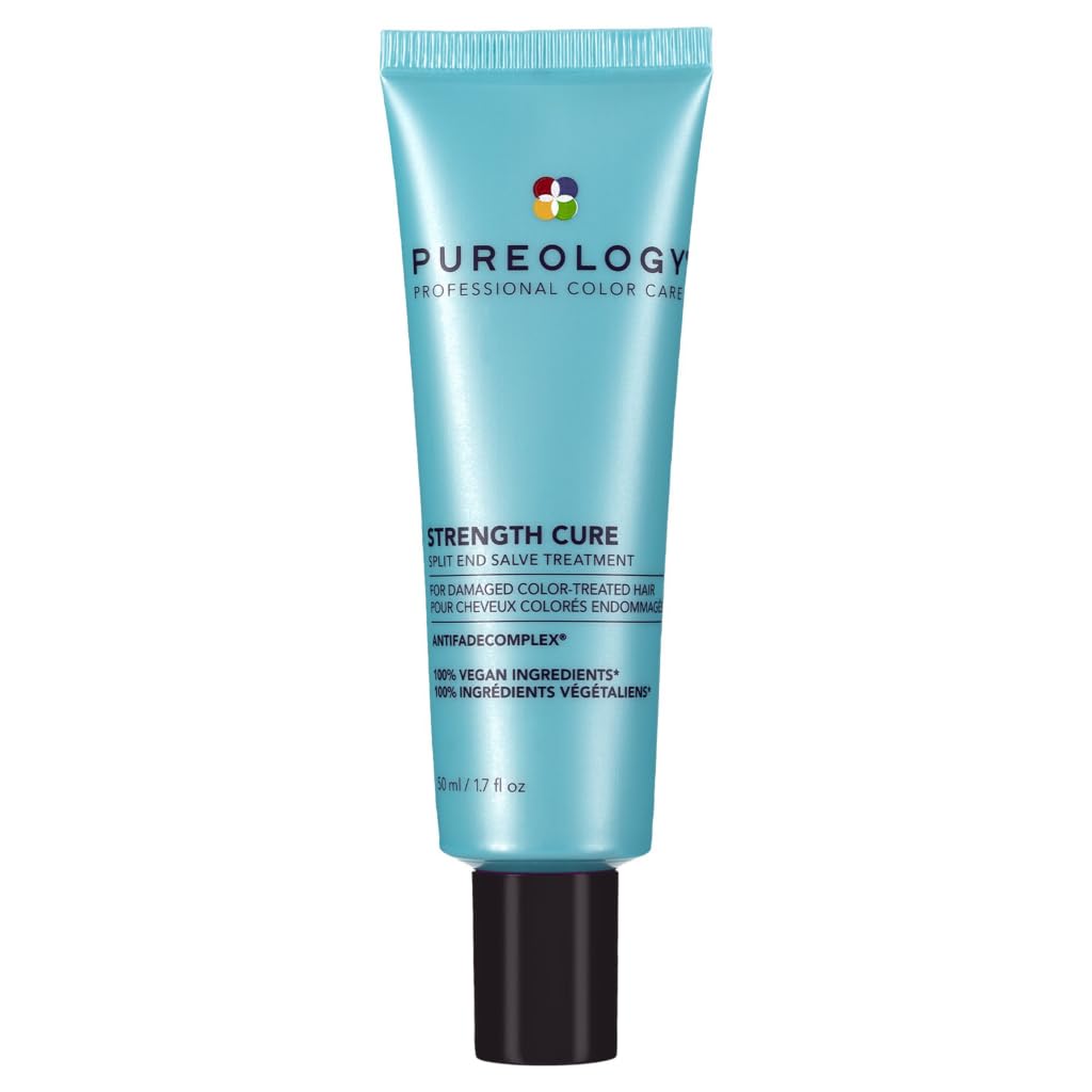 Pureology Strength Cure Split End Salve | For Damaged, Color-Treated Hair | Repairing Leave-in Treatment | Silicone-Free | Vegan | Updated Packaging | 1.7 Fl. Oz. |