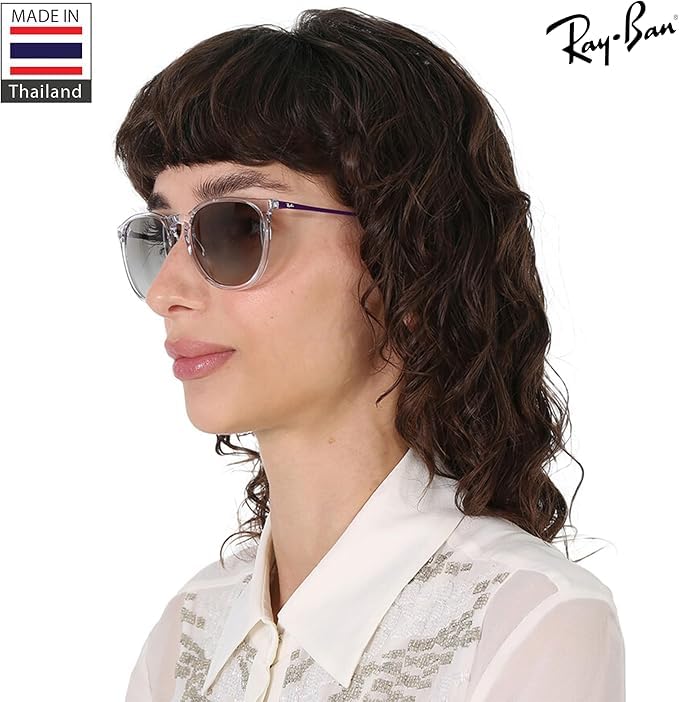 Ray-Ban RB4171 ERIKA COLOR MIX Phantos Shaped Non-Polarized Sunglasses for Women – Includes Official RAYBAN Eyewear Kit – Ideal Formal & Casual Wear Sunglasses – Blue Gradient Lens
