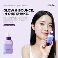 Thumbnail for Image 2 of B'note Glow Bounce Milk Ampoule, Plumping Serum, 1.01 fl oz