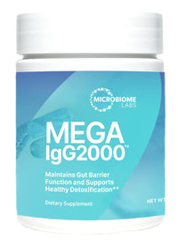 Thumbnail for Microbiome Labs Mega IgG2000 Gut Health Powder for Women, Men & Kids 2+ - IgG Immunoglobulin Supplement for Digestive Health Support - Dairy-Free Bovine Colostrum Supplement Alternative (2.1 Ounces)