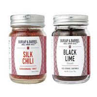 Thumbnail for Image 1 of Default Title for the product Burlap & Barrel Exquisite Duo Ground Black Lime and Silk Chili Flakes