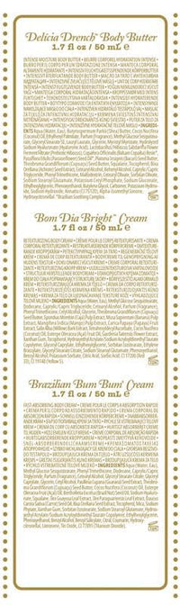 Thumbnail for SOL DE JANEIRO Rio Trio Mini Vanilla Body Cream Discovery Set - Brazilian Bum Bum Cream, Delicia Drench Body Butter, Bom Dia Bright 50 ml - Amazon Exclusive Trial Set ($48 value)