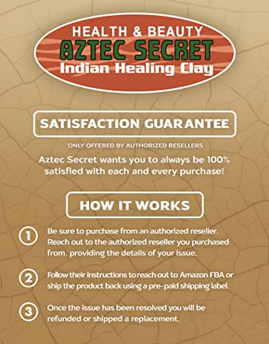Aztec Secret – Indian Healing Clay 32 Oz – Deep Pore Cleansing Facial & Body Mask – The Original 100% Natural Calcium Bentonite Clay – New Version 2