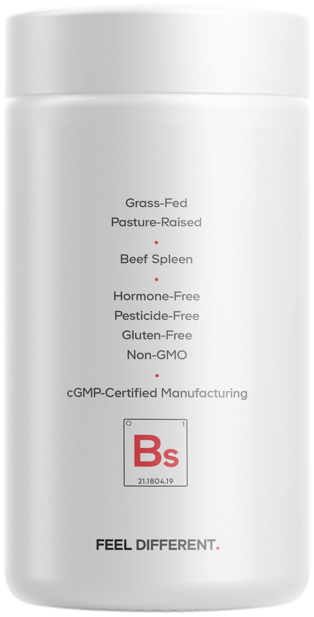 Codeage Grass Fed Beef Spleen Supplement - 2-Month Supply - Freeze Dried, Non-Defatted, Desiccated Bovine Pills Glandulars Meat – Pasture Raised Beef Vitamins for Spleen -180 Capsules