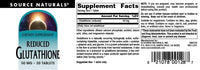 Thumbnail for Source Naturals Glutathione, Supplement for Liver Support, 50mg - 30 Tablets