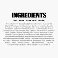 Thumbnail for Milk Makeup Lip + Cheek Stick Ã¢â‚¬â€œ Multi-Use Cream Blush + Lip Color with Mango Butter, Avocado Oil + Apricot Oil Ã¢â‚¬â€œ Hydrating, Buildable, Long-Lasting, Vegan Formula Ã¢â‚¬â€œ Werk, 0.21 oz