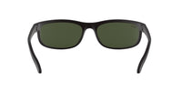 Thumbnail for Ray-Ban Unisex Rectangular Sunglasses Black Frame Green Lens