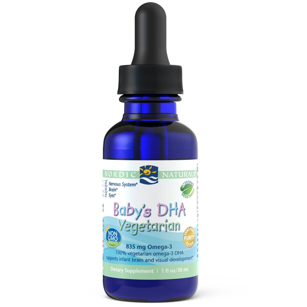 Nordic Naturals - Baby's DHA Vegetarian, Supports Brain and Visual Development, 1 Ounce