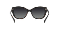 Thumbnail for Coach HC8365U Universal Fit Sunglasses, Black/Dark Tortoise/Grey Gradient Polarized, 55 mm