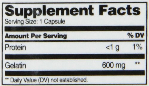 21st Century Gelatin 600mg, 100 Capsules