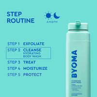 Thumbnail for BYOMA Hydrating Body Wash - For Normal to Dry Skin - Hydrating, Creamy Body Wash with Squalane, Beta Glucan - Cleanses, Softens & Soothes - Skin Barrier Repair - 16.9 fl oz