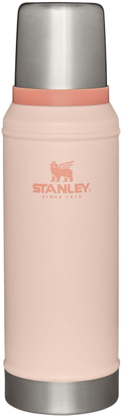 Stanley Classic Legendary Vacuum Bottle 1.0 qt | Wide Mouth with Leakproof Cup Lid | Keep Drinks Hot or Cold | Packable for Travel | Insulated Stainless Steel Thermos | BPA-Free | Limestone