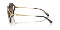 Thumbnail for COACH Women's HC8396U Universal Fit Square Sunglasses, Dark Tortoise/Brown Gradient, 56 mm
