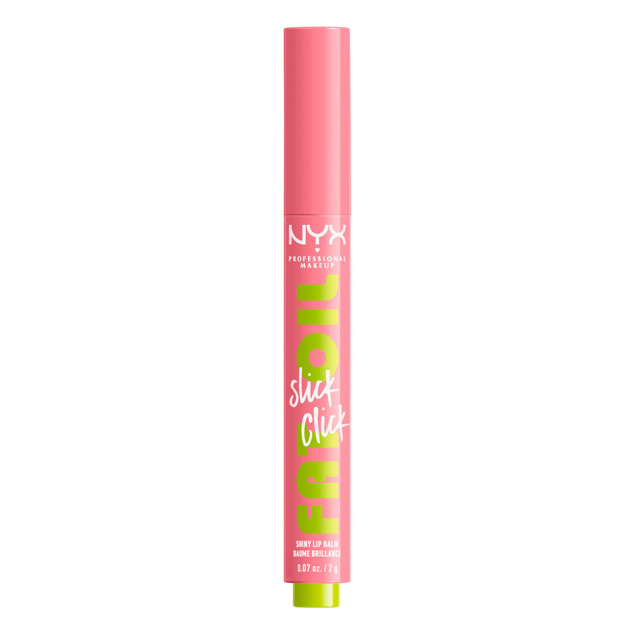 NYX PROFESSIONAL MAKEUP Fat Oil Slick Click, Lightweight, Buildable, Pigmented Vegan Lip Balm - Clout