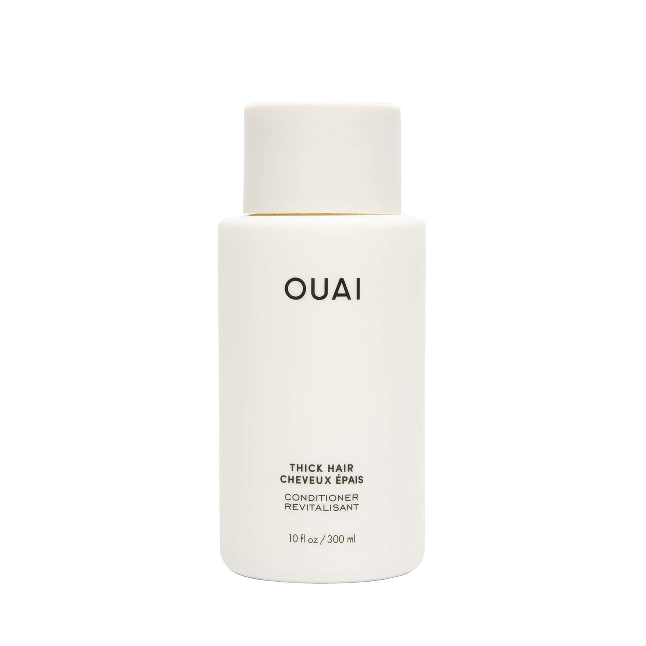 OUAI Thick Shampoo and Conditioner Set - Sulfate Free Shampoo and Conditioner for Thick Hair - Made with Keratin, Marshmallow Root, Shea Butter & Avocado Oil - Free of Parabens & Phthalates (10 Fl Oz)