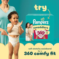 Thumbnail for Pampers Swaddlers Diapers, Size 6 (23-44 lbs), 108 Count, Absorbent, Keeps Baby Dry and Comfortable, Skin Safe Disposable Baby Diaper (Packaging May Vary)