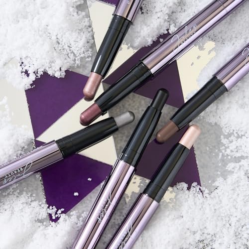 Julep Eyeshadow 101 Palette-Style Crème-to-Powder Waterproof Eye Sticks – Moonlight – Long-Lasting, Crease-Proof, 6 Piece Eyeshadow Set with Built-in Smudger