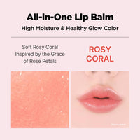 Thumbnail for ISOI Bulgarian Rose Lip Treatment Balm (Rosy Coral), Tinted Balm for Dry Lips, Korean Skincare (0.18 oz, 5g)