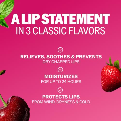 Image 5 of ChapStick Classic Variety Flavored Lip Balm Sticks with 24 Moisture, 3-Pack