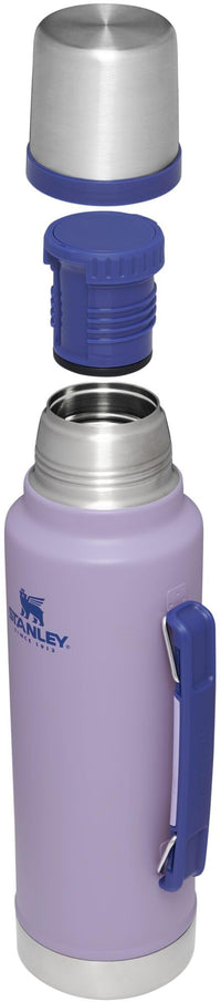 Thumbnail for Stanley Classic Legendary Vacuum Bottle 1.5 qt | Wide Mouth with Leakproof Cup Lid | Keep Drinks Hot or Cold | Packable for Travel | Insulated Stainless Steel Thermal Bottle | BPA-Free | Lavender