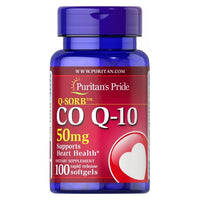 Thumbnail for Puritan's Pride CoQ-10 50 mg 100 Rapid Release Softgels