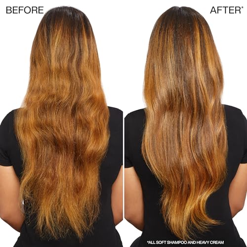 Redken All Soft Shampoo - Moisturizes & Hydrates Dry, Brittle Hair, Gently Cleanses and Softens, With Argan Oil, Safe For Color-Treated Hair, 10.1 Fl Oz