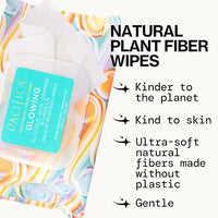 Thumbnail for Pacifica Glowing Makeup Remover Wipes – With Glycolic Acid for AHA Exfoliating and Facial Cleansing – No Rinse Face Cleaning Towelettes – Dermatologist Tested, Vegan & Cruelty-Free – 30 Pack