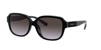 Thumbnail for Coach Sunglasses HC 8298 U 50028G L1153 Black Dark Grey Gradient