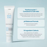 Thumbnail for ETUDE SoonJung 2x Intensive Cream for Barrier Repair, Rich Moist, Madecassoside & Panthenol for Soothing, Face Moisturizer for Sensitive Skin, pH Balanced, Hypoallergenic, Korean Skin Care,2.02 Fl Oz