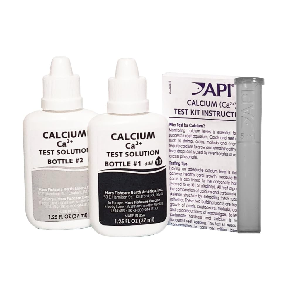 API CALCIUM TEST KIT Saltwater Aquarium Water 1-Count Test Kit