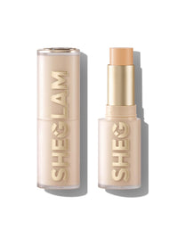 Thumbnail for SHEGLAM Skin Magnet High Coverage Foundation Stick Longwear Medium Face Makeup for All Skin Types-Shell