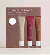 Thumbnail for Summer Fridays Lip Butter Balm Trio: Vanilla, Vanilla Beige, and Brown Sugar, 3 Count (Pack of 1)