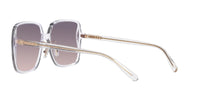 Thumbnail for Coach HC8368D Sunglasses, Transparent Clear/Violet Pink Gradient, 61 mm