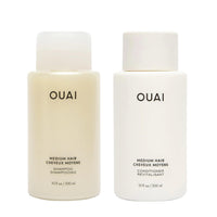 Thumbnail for OUAI Medium Hair Shampoo and Conditioner Set - Sulfate-Free Shampoo and Conditioner for Women & Men - Made with Keratin, Shea Butter & Avocado Oil - Free of Parabens & Phthalates (10 Fl Oz)