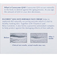 Thumbnail for Eucerin Q10 Anti-Wrinkle Face Cream, Unscented Face Cream for Sensitive Skin, 1.7 Oz Jar