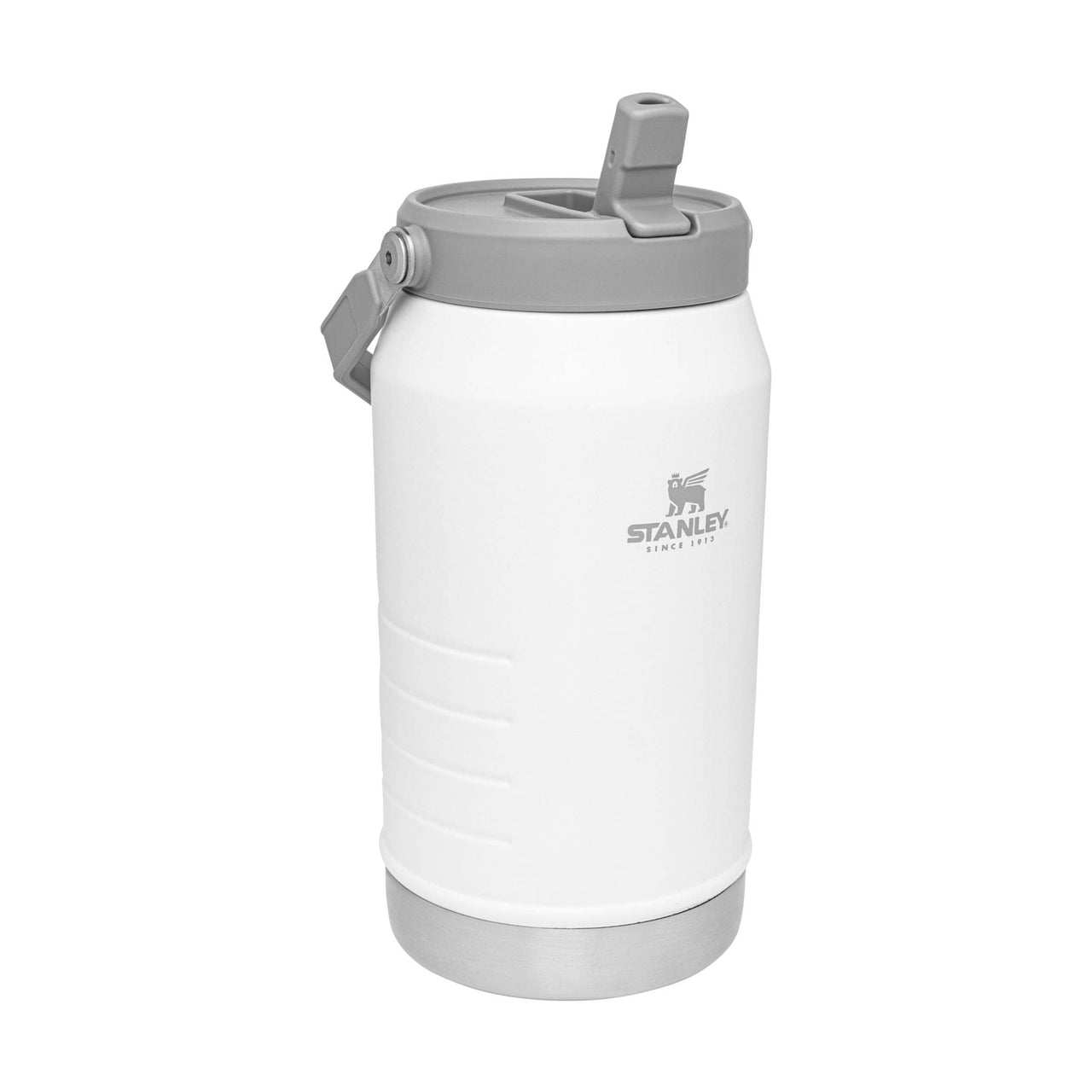 Stanley IceFlow Flip Straw Jug with Handle 64 oz| Twist On Lid and Flip Up Straw | Leak Resistant for Travel and Sports | Insulated Stainless Steel | BPA-Free |Polar