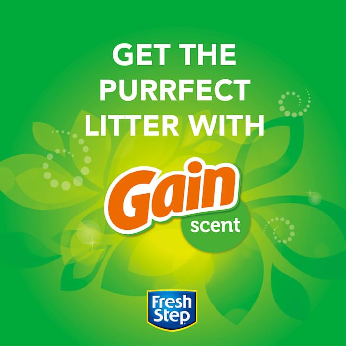 Fresh Step, Clumping Cat Litter with Gain Scent, 400 Ounce