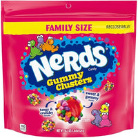 Thumbnail for NERDS Gummy Clusters, Candy, Rainbow, Crunchy and Gummy, 18.5 oz