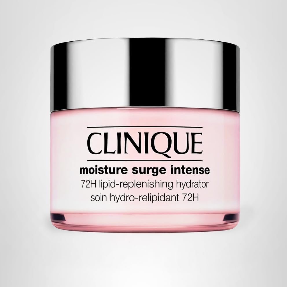 Clinique Moisture Surge Intense 72H Lipid-Replenishing Hydrator Face Moisturizer With Aloe Water + Cica | Hydrating + Moisturizing, 4.2 Fl Oz