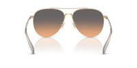 Thumbnail for COACH Sunglasses HC 7169 900518 Shiny Light Gold/Smokey Peach Gradient Polyami