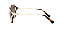 Thumbnail for Coach HC8280U Universal Fit Sunglasses, Dark Tortoise/Brown Gradient, 57 mm