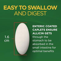 Thumbnail for Garlique Garlic Extract Supplement, Healthy Cholesterol Formula, Odorless & Vegan, 60 Caplets