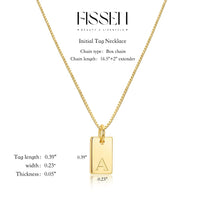 Thumbnail for Initial Necklaces for Women 14K Gold Plated Letter Necklace Dainty Name Pendant Necklace Personalized Christmas Gifts for Women Trendy Gold Jewelry