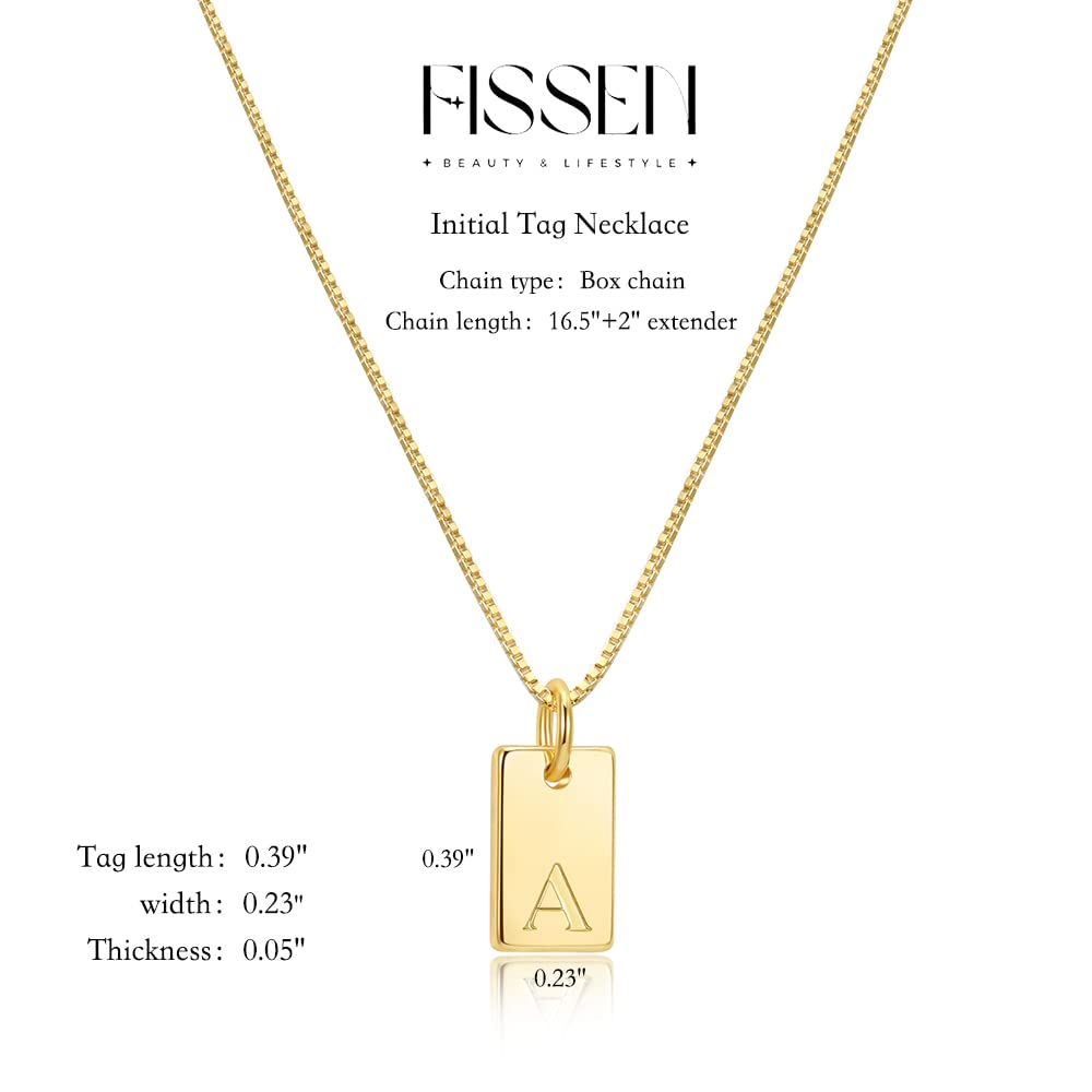 Initial Necklaces for Women 14K Gold Plated Letter Necklace Dainty Name Pendant Necklace Personalized Christmas Gifts for Women Trendy Gold Jewelry